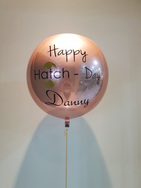 Happy Hatch Day ORBZ Balloon